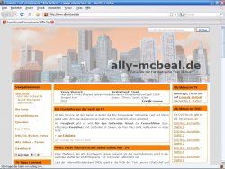 Screenshot: Projekt ally-mcbeal.de