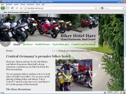 Screenshot: Projekt Biker-Hotel Harmonie