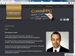 Screenshot: Projekt Hellmann Sustainable Management