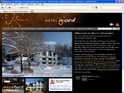Screenshot: Projekt Hotel njord